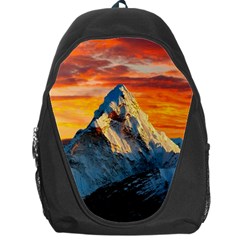 Himalaya Mountains Landscape  Nature Backpack Bag by danenraven