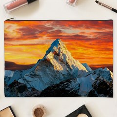 Himalaya Mountains Landscape  Nature Cosmetic Bag (xxxl) by danenraven