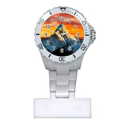 Himalaya Mountains Landscape  Nature Plastic Nurses Watch by danenraven