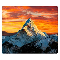 Himalaya Mountains Landscape  Nature Double Sided Flano Blanket (small)  by danenraven