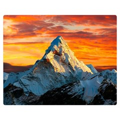 Himalaya Mountains Landscape  Nature Double Sided Flano Blanket (medium)  by danenraven