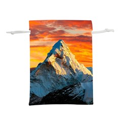 Himalaya Mountains Landscape  Nature Lightweight Drawstring Pouch (m) by danenraven