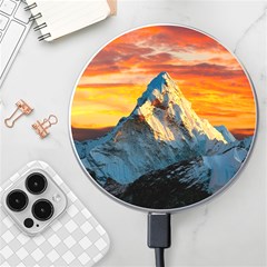 Himalaya Mountains Landscape  Nature Wireless Charger by danenraven