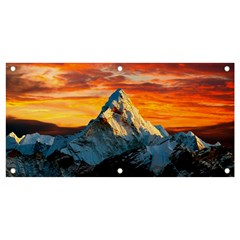 Himalaya Mountains Landscape  Nature Banner And Sign 4  X 2  by danenraven