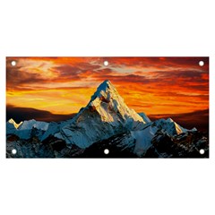 Himalaya Mountains Landscape  Nature Banner And Sign 6  X 3 