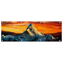 Himalaya Mountains Landscape  Nature Banner And Sign 9  X 3 