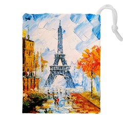 Eiffel Tower Landmark Architecture  Artistic Drawstring Pouch (5xl)