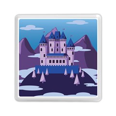 Illustration Castle Mountain Tower Sky Memory Card Reader (square) by danenraven