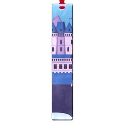 Illustration Castle Mountain Tower Sky Large Book Marks by danenraven