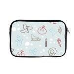 Winter Pattern Background Element Apple MacBook Pro 13  Zipper Case Front