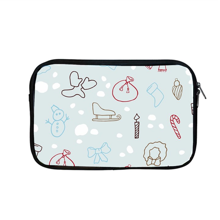 Winter Pattern Background Element Apple MacBook Pro 13  Zipper Case