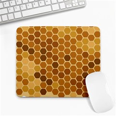 Honey Nature Bee Cute Wax Beeswax Large Mousepads by danenraven