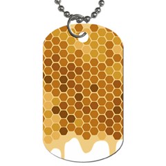 Honey Nature Bee Cute Wax Beeswax Dog Tag (one Side) by danenraven