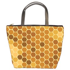 Honey Nature Bee Cute Wax Beeswax Bucket Bag by danenraven