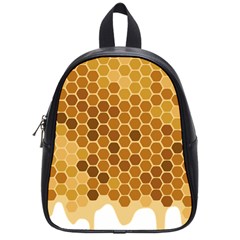 Honey Nature Bee Cute Wax Beeswax School Bag (small) by danenraven