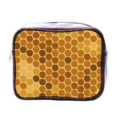 Honey Nature Bee Cute Wax Beeswax Mini Toiletries Bag (one Side) by danenraven