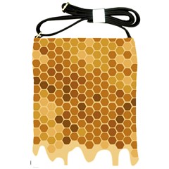 Honey Nature Bee Cute Wax Beeswax Shoulder Sling Bag by danenraven