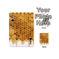 Honey Nature Bee Cute Wax Beeswax Playing Cards 54 Designs (mini) by danenraven