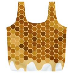 Honey Nature Bee Cute Wax Beeswax Full Print Recycle Bag (xl) by danenraven