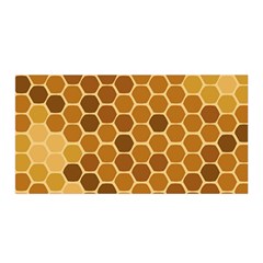 Honey Nature Bee Cute Wax Beeswax Satin Wrap 35  X 70  by danenraven