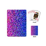 Abstract Triangle Tile Mosaic Pattern Playing Cards Single Design (Mini) Back