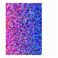 Abstract Triangle Tile Mosaic Pattern Small Garden Flag (two Sides) by danenraven