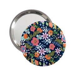 Flower Floral Background Painting 2.25  Handbag Mirrors