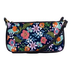 Flower Floral Background Painting Shoulder Clutch Bag