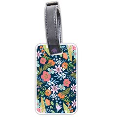 Flower Floral Background Painting Luggage Tag (one side)