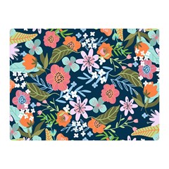 Flower Floral Background Painting Double Sided Flano Blanket (Mini) 