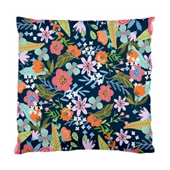 Flower Floral Background Painting Standard Cushion Case (two Sides) by danenraven