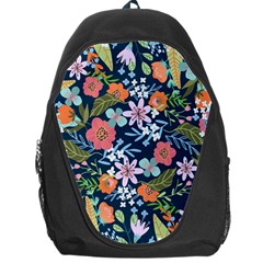 Flower Floral Background Painting Backpack Bag