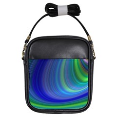 Space Design Abstract Sky Storm Girls Sling Bag by danenraven