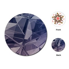 Background Abstract Minimal Playing Cards Single Design (round)