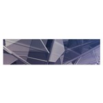 Background Abstract Minimal Oblong Satin Scarf (16  x 60 ) Front