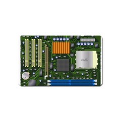 Illustration Motherboard Pc Computer Magnet (name Card)