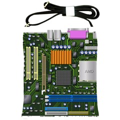 Illustration Motherboard Pc Computer Shoulder Sling Bag by danenraven