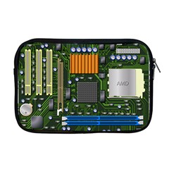 Illustration Motherboard Pc Computer Apple Macbook Pro 17  Zipper Case by danenraven