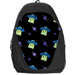 Galaxy Cosmos Rocket Spaceship Ufo Backpack Bag