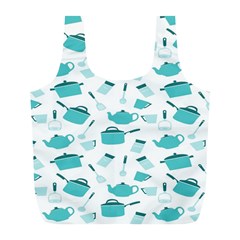 Kitchen Utensiles Cooking Pots Full Print Recycle Bag (l) by Wegoenart