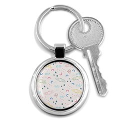 Galaxy Spaceship Patternstar Key Chain (round) by Wegoenart