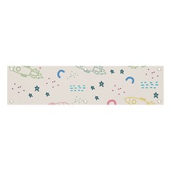 Galaxy Spaceship Patternstar Banner And Sign 4  X 1 