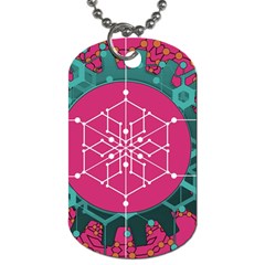 Blockchain Networking Digitization Dog Tag (two Sides) by Wegoenart