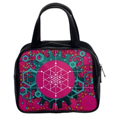 Blockchain Networking Digitization Classic Handbag (two Sides) by Wegoenart