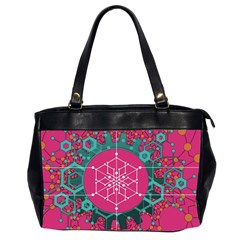 Blockchain Networking Digitization Oversize Office Handbag (2 Sides) by Wegoenart