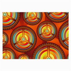 Shield Background Texture Pattern Large Glasses Cloth (2 Sides) by Wegoenart