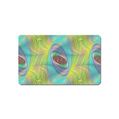 Ellipse Pattern Elliptical Abstract Magnet (name Card) by Wegoenart