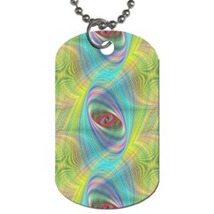 Ellipse Pattern Elliptical Abstract Dog Tag (two Sides) by Wegoenart