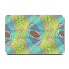 Ellipse Pattern Elliptical Abstract Small Doormat  by Wegoenart