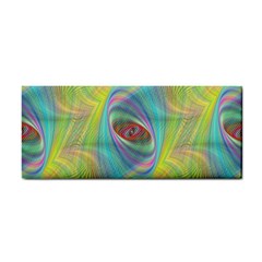 Ellipse Pattern Elliptical Abstract Hand Towel by Wegoenart